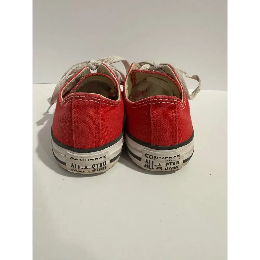 Red Boys or Girls converse sneakers size 2